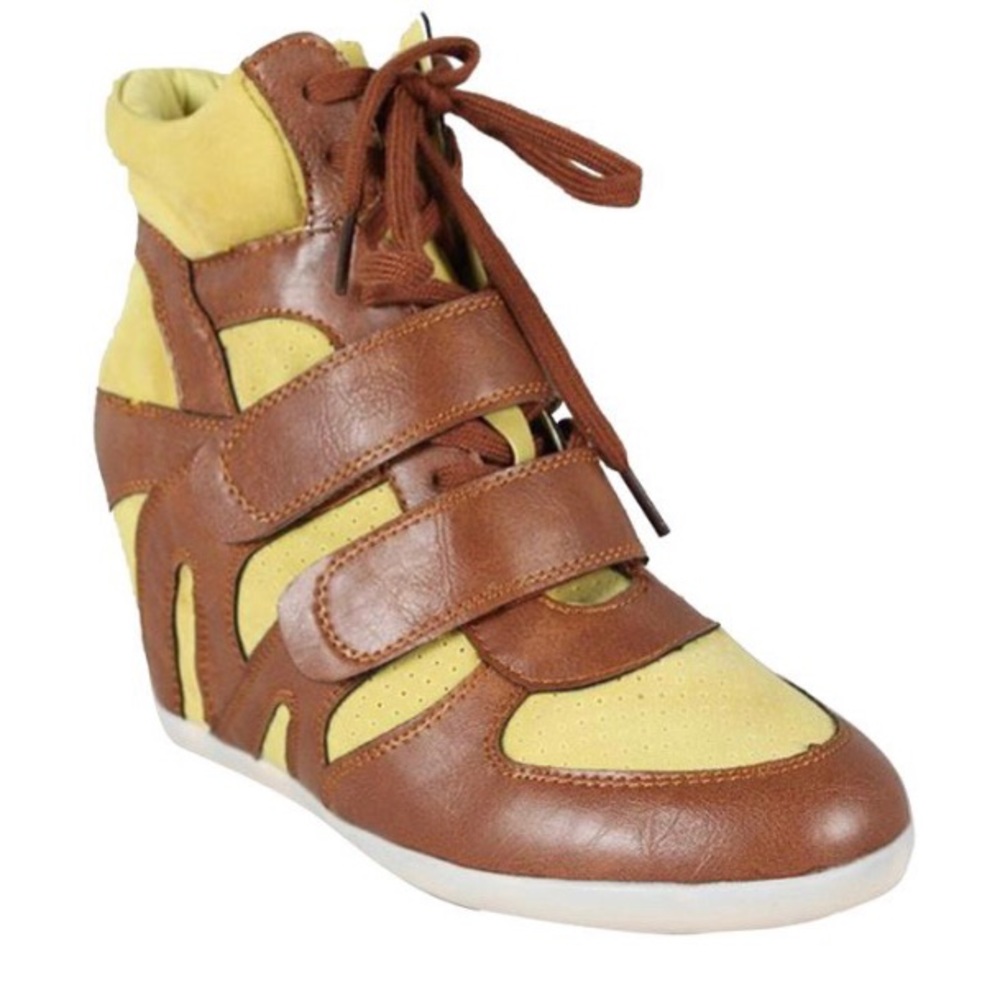 WILD DIVA Bubble wedge sneakers